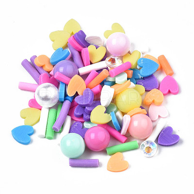 Handmade Polymer Clay Cabochons CLAY-N006-85-1