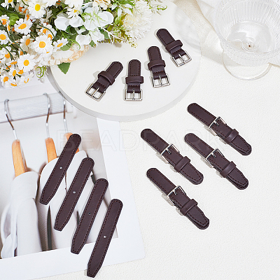 8 Pairs PU Leather Toggle Buckles DIY-GF0012-96A-1