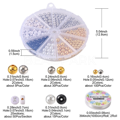 DIY Letter Beaded Bracelet Making KIt DIY-YW0006-10-1
