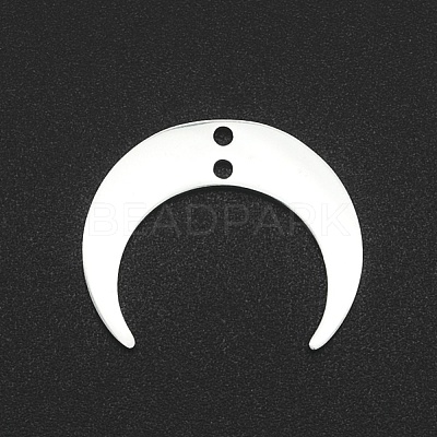 201 Stainless Steel 2-Loop Link Charms STAS-N090-LA039-P-1