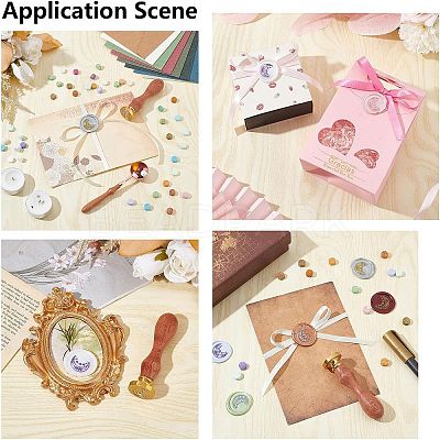 Wax Seal Stamp Set AJEW-WH0517-089-1
