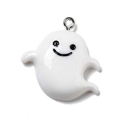 Halloween Opaque Resin Pendants RESI-D055-104P-1