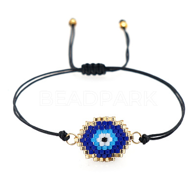 Bohemian Style Glass Seed Beaded Link Bracelets KD2709-5-1