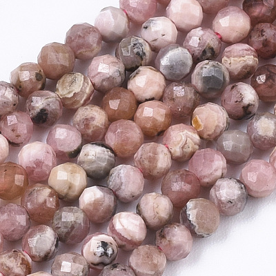 Natural Argentina Rhodochrosite Beads Strands G-R462-031-1