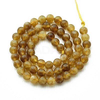 Natural Quartz Beads Strands G-N355-6mm-62-1