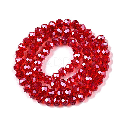 Electroplate Glass Beads Strands LS-EGLA-A044-T6mm-A01-1
