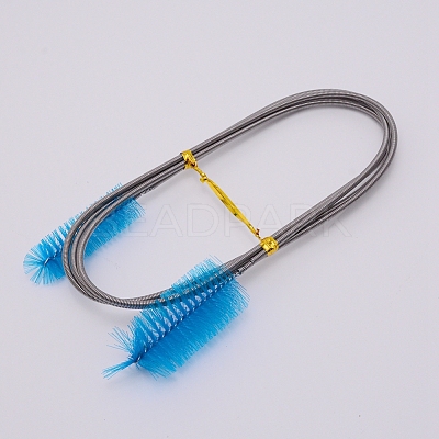 304 Stainless Steel PP Cleaner Double Ended Elastic Hose Pipe AJEW-WH0188-74B-1