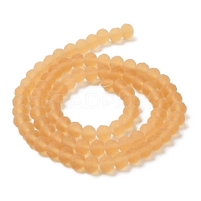 Transparent Glass Beads Strands LS-EGLA-A034-T8mm-MD23-1