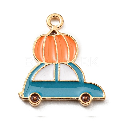 Thanksgiving Day Alloy Enamel Pendants X-ENAM-D060-02F-KCG-1