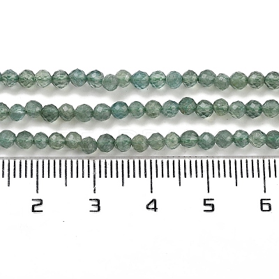 Natural Green Apatite Beads Strands G-G105-A01-02-1