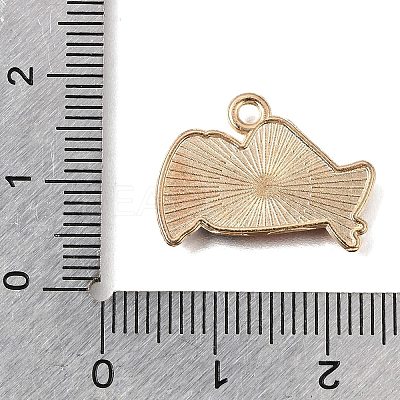 Alloy with Enamel Pendants AL-CBA9E11-03KCG-18-1