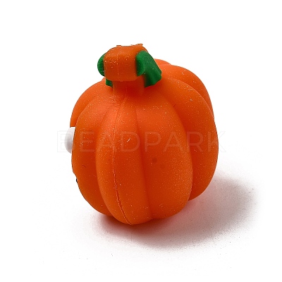 Halloween Silicone Focal Beads LS-SIL-P011-01B-1