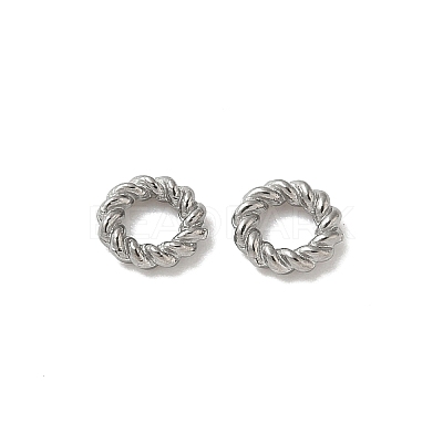 304 Stainless Steel Twisted Ring Linking Rings STAS-L300-005A-P-1