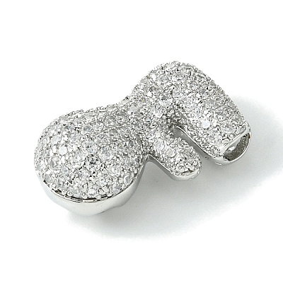 Rack Plating Brass Cubic Zirconia Pendants KK-S378-02P-F-1