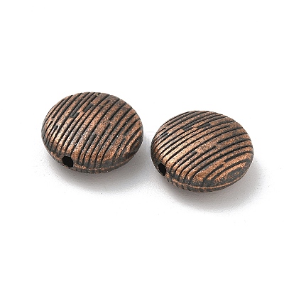 Tibetan Style Alloy Beads TIBE-P003-48R-1