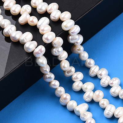 Natural Cultured Freshwater Pearl Beads Strands PEAR-N013-05F-1