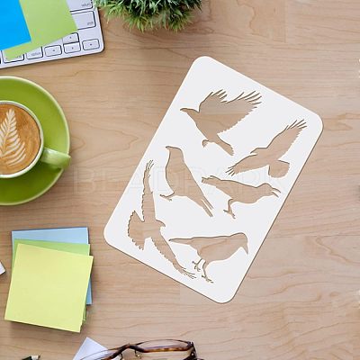 Large Plastic Reusable Drawing Painting Stencils Templates DIY-WH0202-189-1