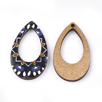 Printed Basswood Pendants X-WOOD-S045-001A-1