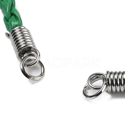 Braided PU Leather Cord Bracelet Making AJEW-JB00032-1
