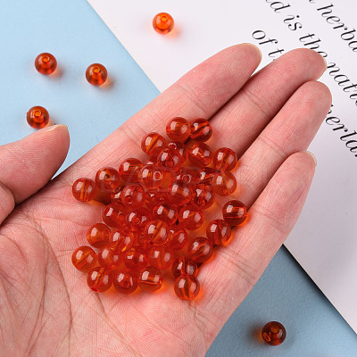 Transparent Acrylic Beads MACR-S370-A8mm-726-1