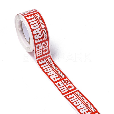 Self-Adhesive Paper Warning Tag Stickers X-DIY-K039-04C-1