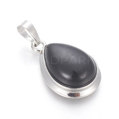 Natural Agate Pendants G-L512-C28-1