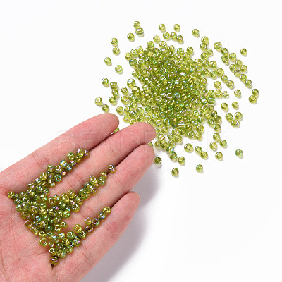 6/0 Round Glass Seed Beads SEED-US0003-4mm-164-1