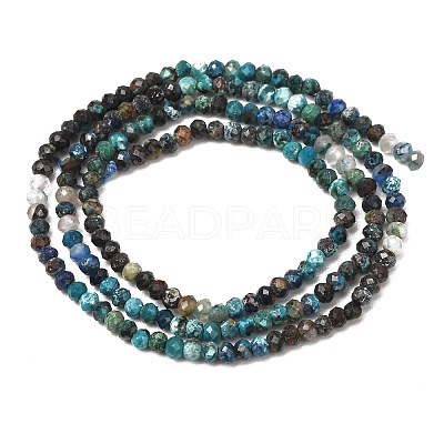 Natural Chrysocolla and Lapis Lazuli Beads Strands GG-CBA9631-C03-03B-1