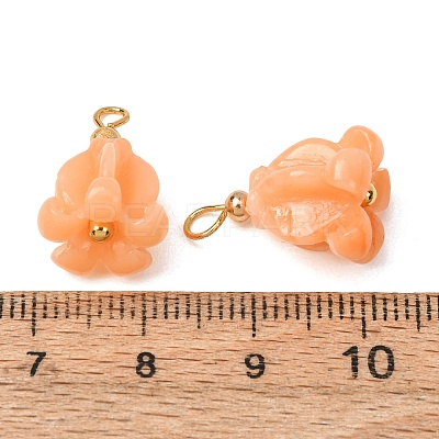 Dyed Synthetic Coral Pendants GG-CBAC295-01G-05-1
