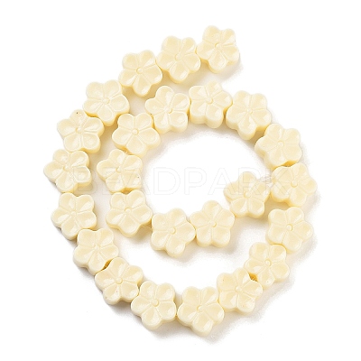 Synthetic Coral Carved Beads Strands CORA-B001-04C-1