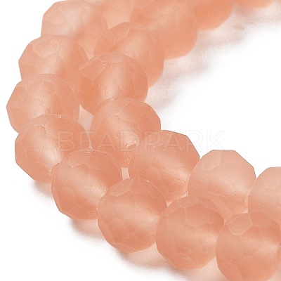 Transparent Glass Beads Strands EGLA-A034-T10mm-MD21-1
