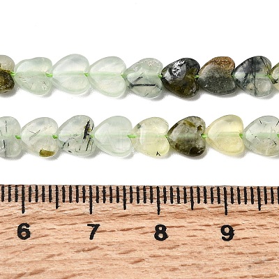 Natural Prehnite Beads Strands G-P575-C19-6mm-1
