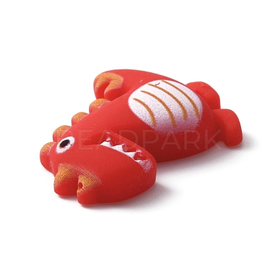 Opaque Resin Cabochons RESI-WH0026-19I-1