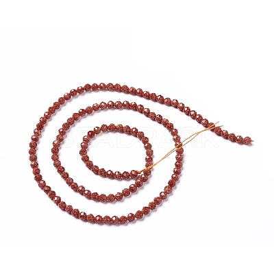 Synthetic Goldstone Beads Strands X-G-L581A-004B-1