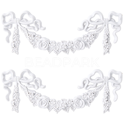 PVC Carved Onlay Applique Craft AJEW-WH0077-240-1