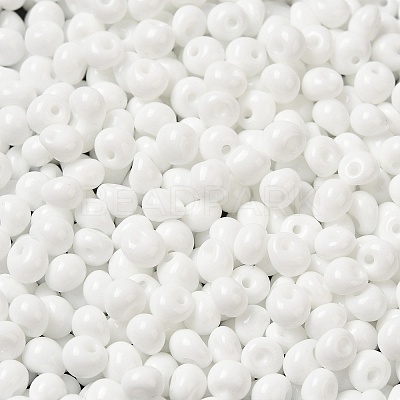 6/0 Opaque Baking Paint Glass Seed Beads X1-SEED-M012-02A-37-1