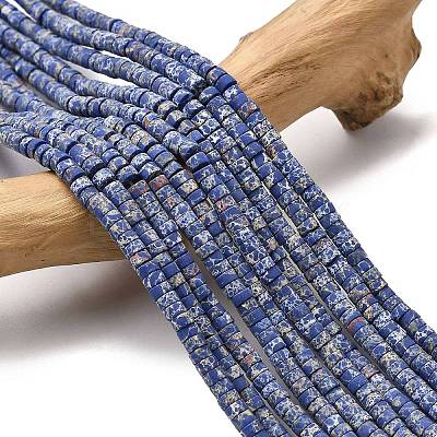 Dyed Synthetic Imperial Jasper Beads Strands G-Z089-A03-N-1