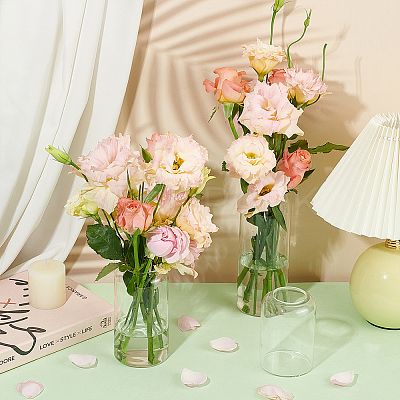 3Pcs 3 Styles Glass Flower Arrangement Water Receptacle AJEW-BC0007-90-1
