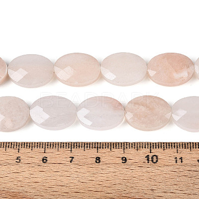 Natural Pink Aventurine Beads Strands G-S354-13x18-A09-1
