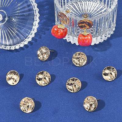 SHEGRACE Brass Stud Earring Findings XGRQ64509-862G-1