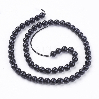 Natural Tourmaline Bead Strands LS-G-H1603-6mm-1