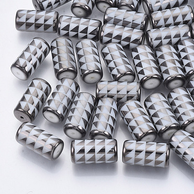 Electroplate Glass Beads EGLA-N003-05E-1