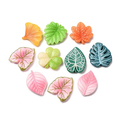 Opaque Resin Cabochons FIND-E058-01-1