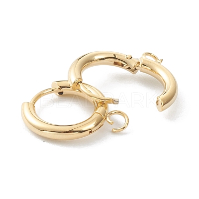 201 Stainless Steel Huggie Hoop Earring Findings STAS-P283-01B-G-1