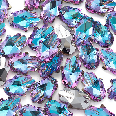 K9 Glass Rhinestone Pendants X-GLAA-TA001-008-1