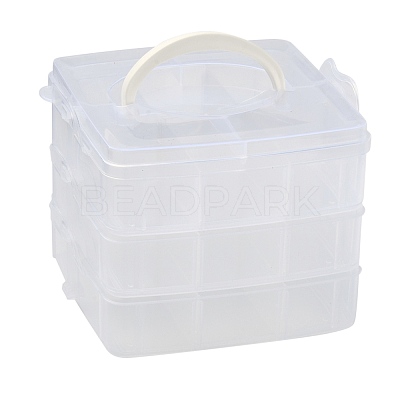 Plastic Bead Containers CON-S034-1