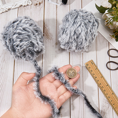 Super Bulky Imitation Fur Polyester Yarn OCOR-WH20005-34I-1