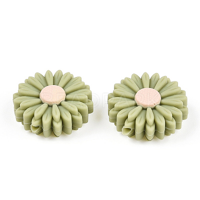Food Grade Eco-Friendly Silicone Focal Beads SIL-F002-14H-1
