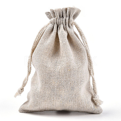 Cotton Cloth Packing Pouches Drawstring Bags ABAG-R011-10X14-01-1