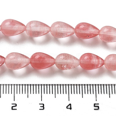Cherry Quartz Glass Beads Strands G-B106-A01-01-1